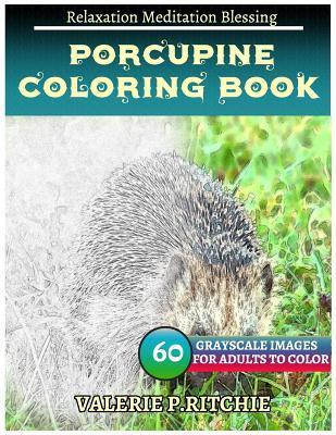 Download Porcupine Coloring Book for Grown-Ups for Relaxation: Sketches Coloring Book 60 Grayscale Images - Valerie Ritchie | PDF