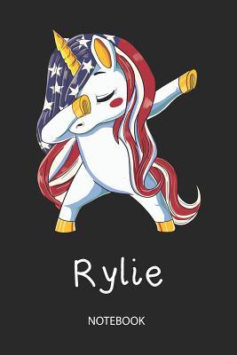 Read Rylie - Notebook: Blank Lined Personalized & Customized Name Patriotic USA Flag Hair Dabbing Unicorn School Notebook / Journal for Girls & Women. Funny Unicorn Desk Accessories & First Day Of School, 4th of July, Birthday, Christmas & Name Day Gift. -  | PDF