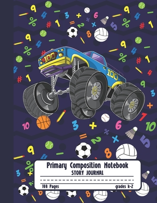 Read Primary Composition Notebook Story Journal: Cool Truck with Alphabet Letters Notebook with Picture Space, Title Lines, Dotted Midlines Handwriting Practice Paper with 100 Blank Writing Pages, Perfect for Kids in Kindergarten, First and Second Grade, E - Qolored Dreams Press | ePub